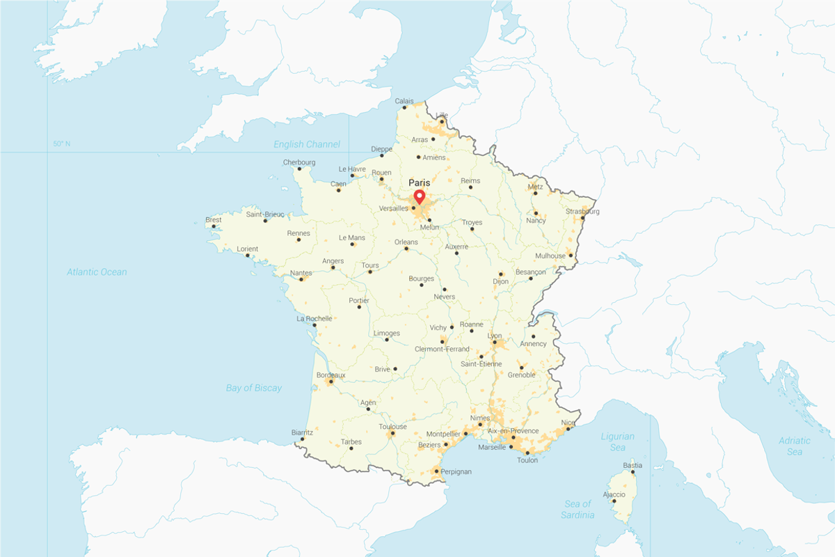 Map of France, an Illustration by Vector Maps (Photo 1 of 3)