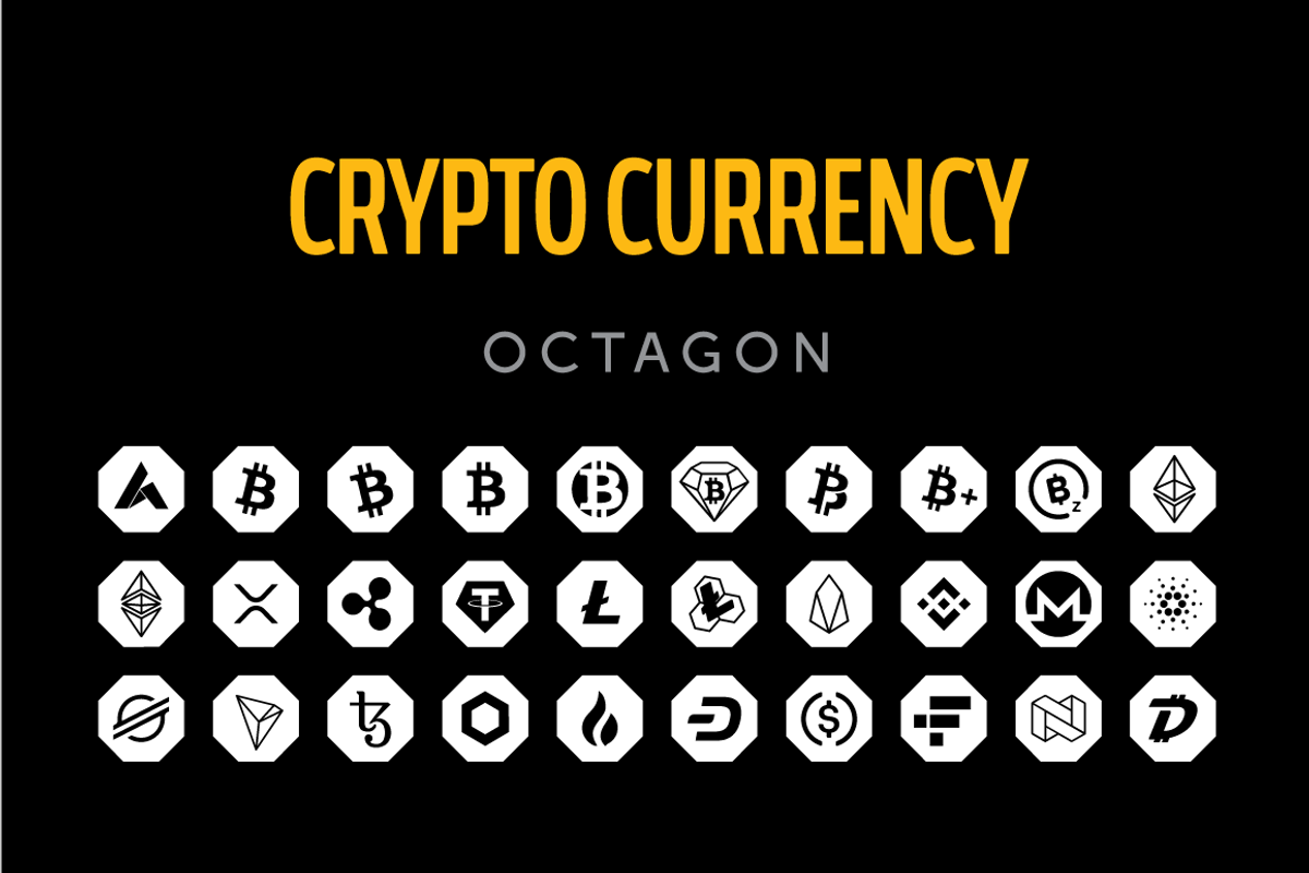 Cryptocurrency, a Symbol Font by BULENT YUKSEL (Photo 18 of 20)
