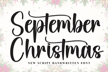 September Christmas | Script Font