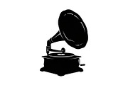 Vintage Gramophone Music Silhouette, a Graphic by Designer_Momina (Thumbnail 14 of 14)