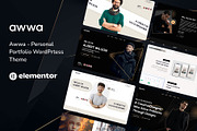 Awwa - Portfolio WordPress Theme, a WordPress Template by NaimaAnjum (Thumbnail 1 of 5)