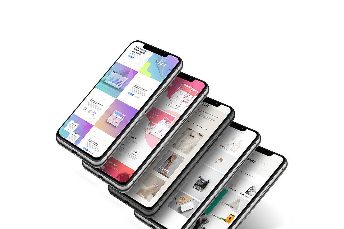 ALL 3D iPHONE MOCK-UP BUNDLE VOL-1, an iPhone Mockup by Graphicsworld125 (Photo 19 of 62)