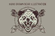 Bear Vector Illustration, an Illustration by danielcomerci (Thumbnail 1 of 3)