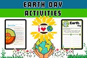 Earth Day Writing, Coloring & Games, a Templates & Theme by Premium Digital Templates (Thumbnail 3 of 4)