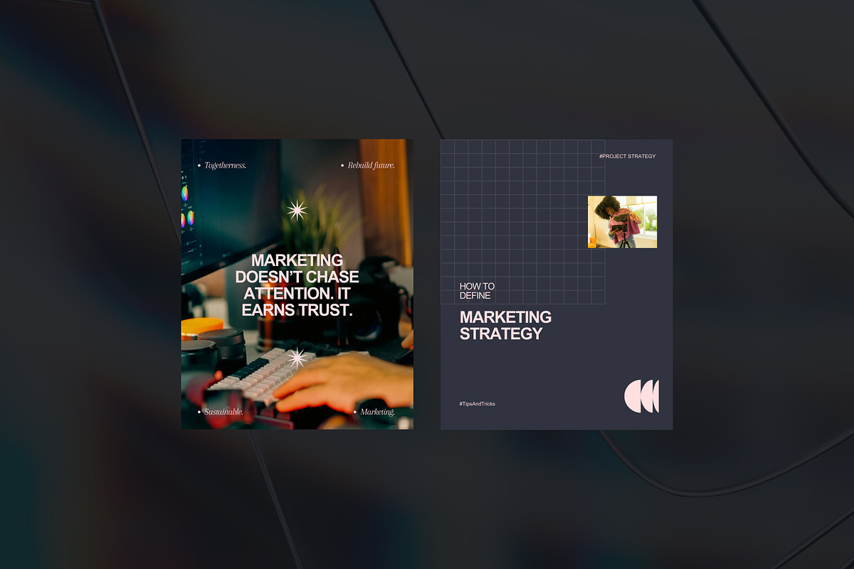 Marketing Agency Instagram Template, a Social Media Template by Wolf Theory Studio (Photo 6 of 10)