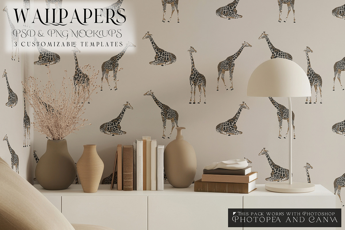 Wallpaper Mockups PSD and PNG, a Product Mockup by mock-ups (Photo 1 of 12)