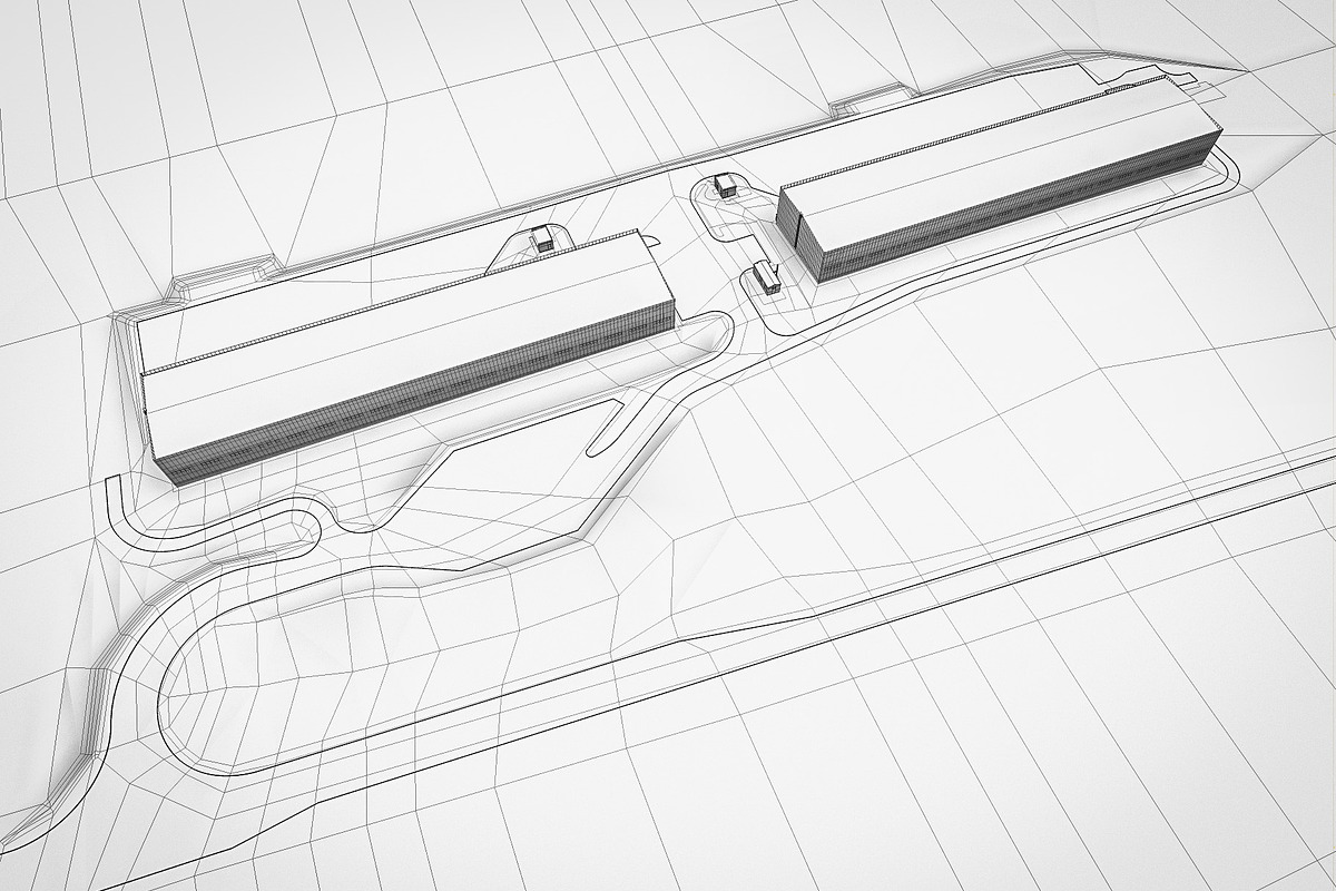 Logistics Complex Center, an Architecture 3D Model by 3DNUTS (Photo 14 of 14)