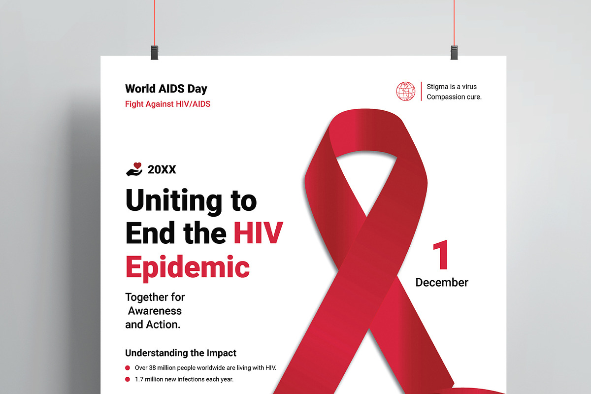 World AIDS Day, a Flyer Template by MightyDesign (Photo 4 of 8)