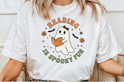 Cute Ghost Reading  PNG, an Illustration by Craft Nest (Thumbnail 4 of 6)