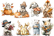 Whimsical Thanksgiving Clipart, an Illustration by Designworld (Thumbnail 3 of 6)
