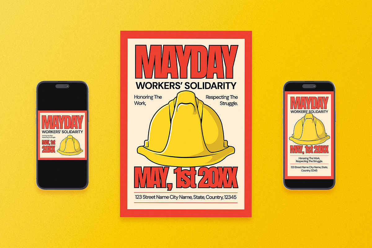 Mayday Flyer, a Flyer Template by Aiyari Graphic (Photo 1 of 3)