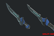 5 Fantasy Stylish Dagger -PBR-, an Object 3D Model by TFE Game Art (Thumbnail 12 of 16)