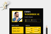 Resume Template Design, a Resume Template by MightyDesign (Thumbnail 4 of 8)