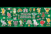 Cartoon groovy finance characters, a Finance Illustration by Buch&Bee (Thumbnail 2 of 3)