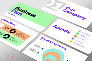 Business Plan Slide Deck Template 1, a Templates & Theme by White Owl