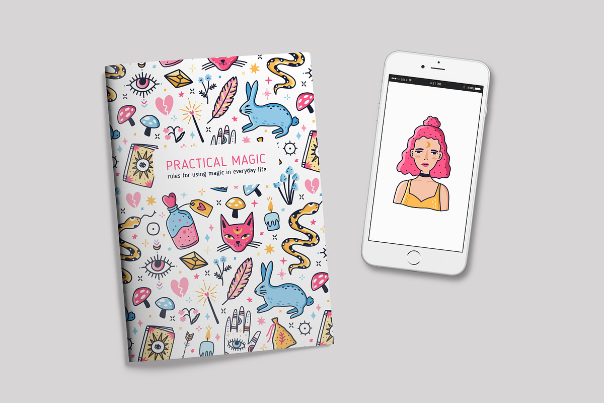 Magic seamless patterns, a Pattern Graphic by Good Studio (Photo 6 of 8)