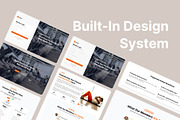 Ui Kit and code Fitness, a Landing Page Template by Pixel Blend (Thumbnail 3 of 6)