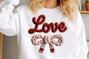 Crochet Pink Love Bow Valentine PNG, an Illustration by Craft Nest (Thumbnail 4 of 5)
