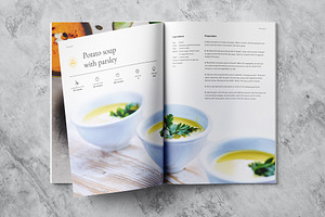 Minimalist Cookbook Template