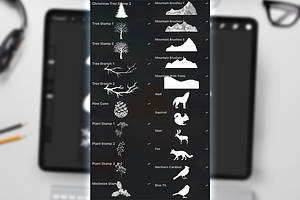 Winter Forest Brushes For Procreate