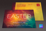 Easter Church Postcard | Canva, a Flyer Template by loswl (Thumbnail 1 of 8)