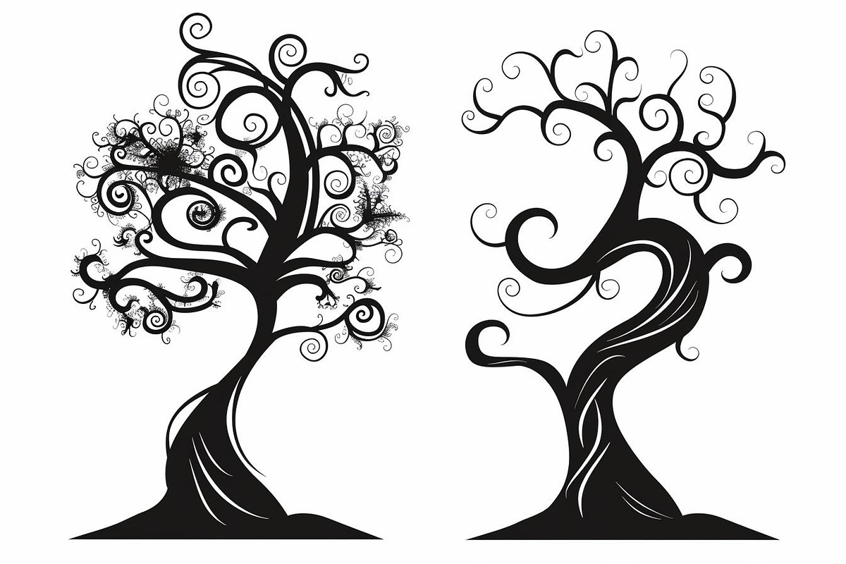 Tree Laser Cut Bundle | Decorative, a Graphic by jahid234 (Photo 4 of 9)