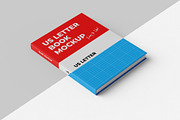 US Letter Book Mockup - 8 views, a Books & Magazine Mockup by Illusiongraphic (Thumbnail 10 of 22)