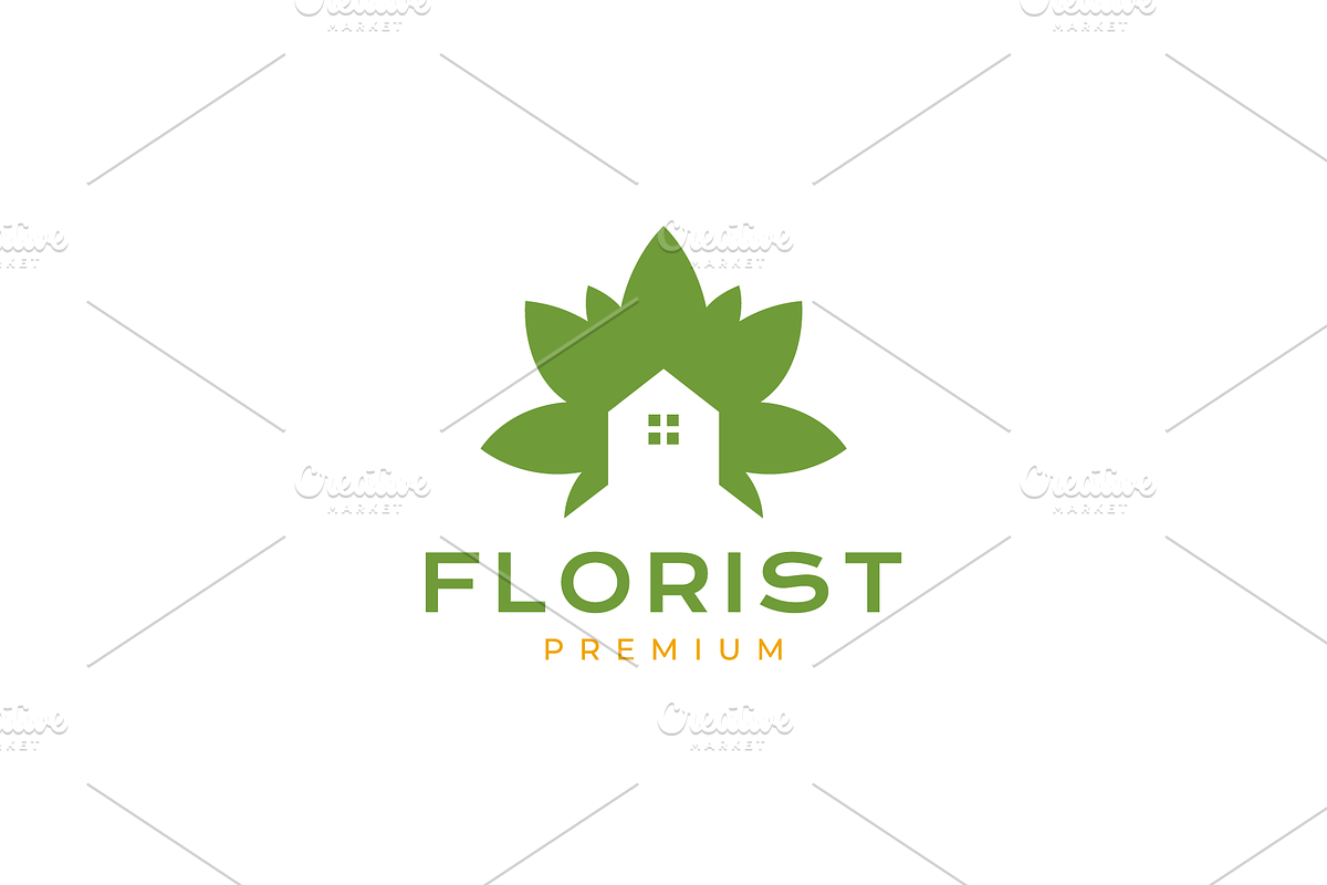 botanical house beauty logo design, a Branding & Logo Template by devastd