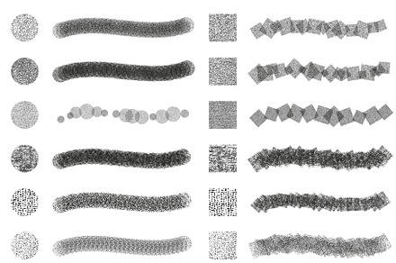 AI Mixed Scatter Brushes [ii]