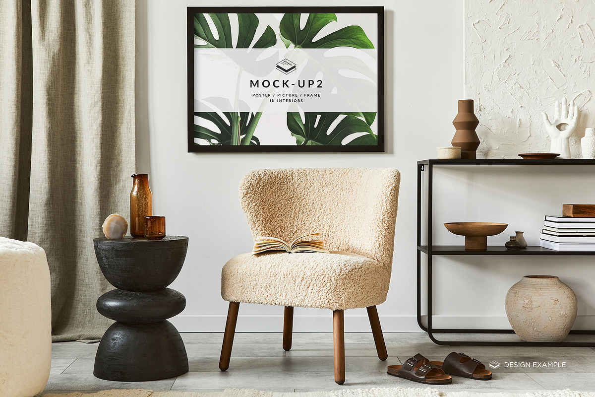 Landscape Frame on Scenes 2 Mock-up, a Print Template by Branda Keeps (Photo 7 of 30)