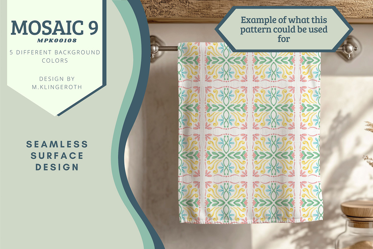 Mosaic 9, MPK00108, a Pattern Graphic by MissPerfectKaos (Photo 8 of 11)