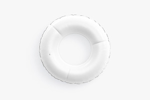 Swim Ring White 3D Model