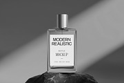 Clear Glass Perfume Bottle Mockup, a Packaging Mockup by graphypix (Thumbnail 3 of 4)