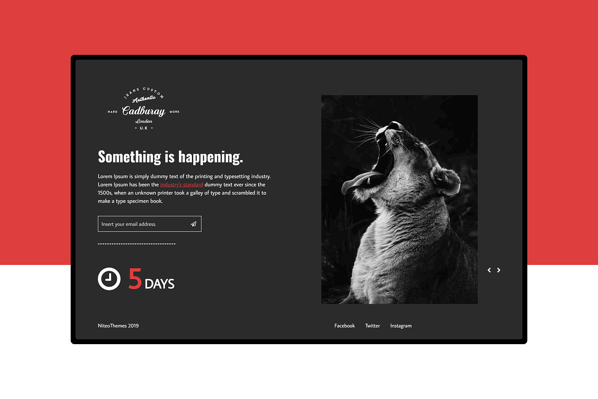 CMP Libra - Coming soon,Maintenance, a WordPress Template by NiteoThemes (Photo 1 of 4)