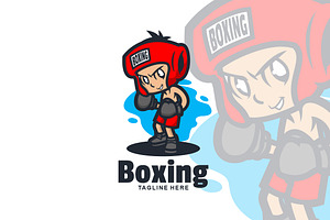 Illustration Boxing Logo Design., a Branding & Logo Template by VectorCraft