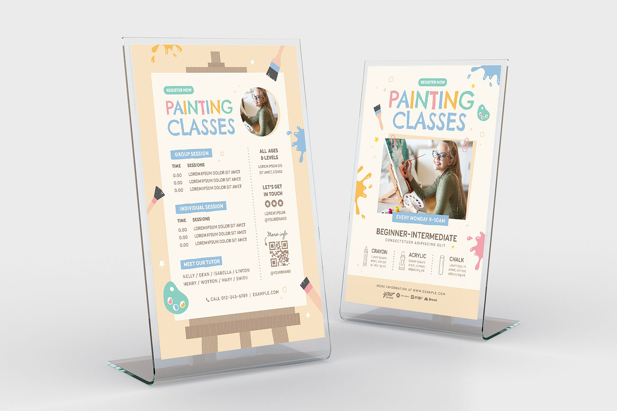 Kids Painting Class Flyer, a Flyer Template by BrandPacks (Photo 3 of 6)