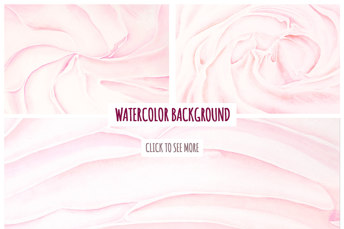 Sweet watercolor clipart (18 items), a Decorative Illustration by Integrity_store (Photo 3 of 7)