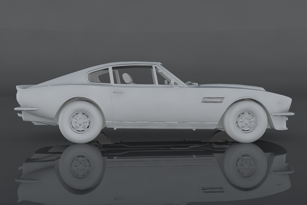 Aston Martin Vantage 1977, a Cars & Vehicle 3D Model by valtriiu (Photo 10 of 12)