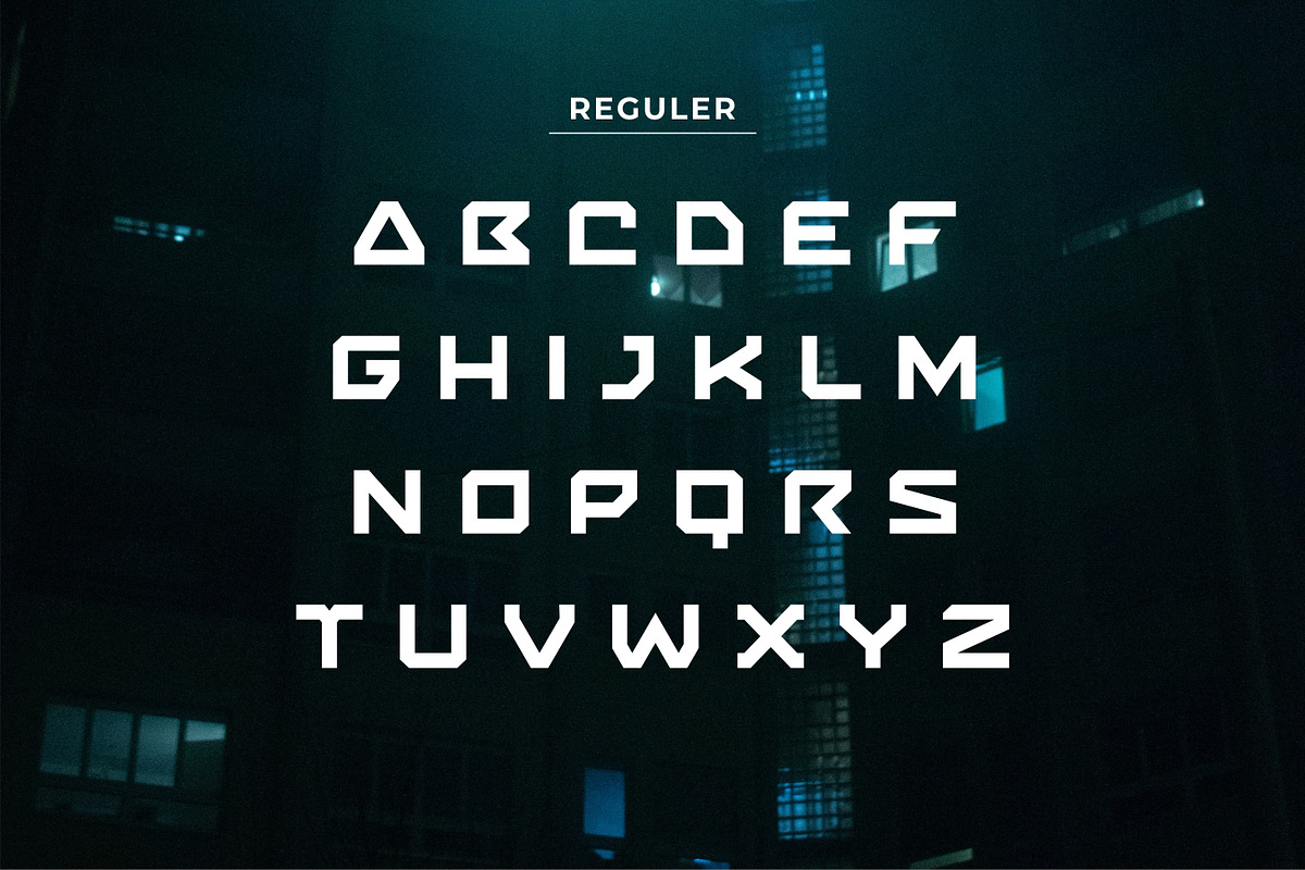 XERUYAK FONT, a Sans Serif Font by Kreabie (Photo 4 of 5)