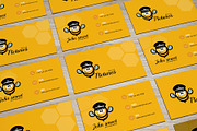 Creative Bee Business Card, a Business Card Template by Awns Creators (Thumbnail 4 of 5)