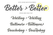 Bernadette, a Handwritten Font by StereoType (Thumbnail 4 of 6)