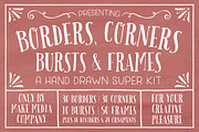 Borders, Corners & Frames Super Kit, a Decorative Illustration by Callie Rian & Co. (Thumbnail 1 of 5)