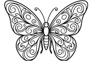 Ornamental Butterfly SVG Bundle, an Object Graphic by Gfx_Store (Thumbnail 11 of 16)