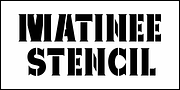 Matinee Stencil JNL, a Font by Jeff Levine Fonts (Thumbnail 2 of 5)
