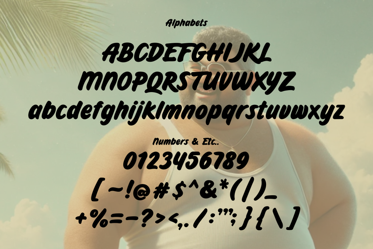 Gedy Father - Brush / Vintage Font, a Handwritten Font by Yantinvato (Photo 5 of 5)