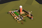 Farm 3D Models Low Poly, an Object 3D Model by Erdem Haksal (Thumbnail 1 of 4)