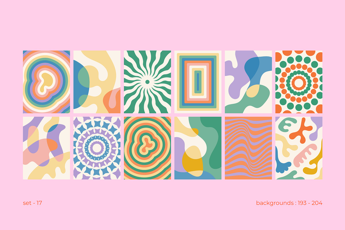 Funky Abstract Backgrounds, a Background Graphic by Léo Alexandre (Photo 18 of 22)