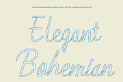 CS Blushing Dashed, a Script Font by Craft Supply Co. (Thumbnail 3 of 8)