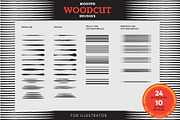 Modern Woodcut Brushes, a Brush Add-On by Super Hello (Thumbnail 2 of 6)