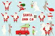 Santa and Co, an Animal Illustration by MeadowFox (Thumbnail 2 of 7)